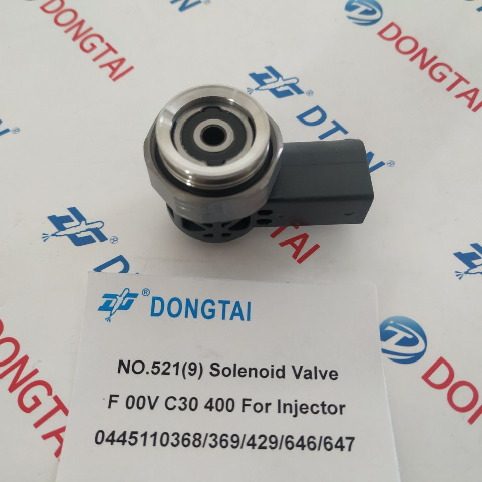 NO.521(9) Solenoid Valve  F 00V C30 400 For Injector 0445110368 / 0445110369 /0445110646/0445110647