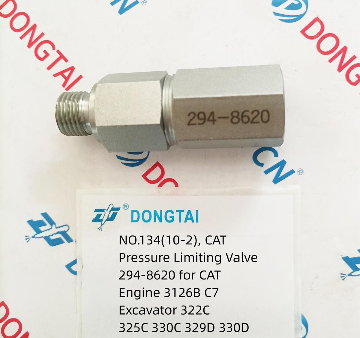 NO.134(10-2), CAT Pressure Limiting  Valve 294-8620 for CAT Engine 3126B C7 Excavator 322C 325C 330C 329D 330D