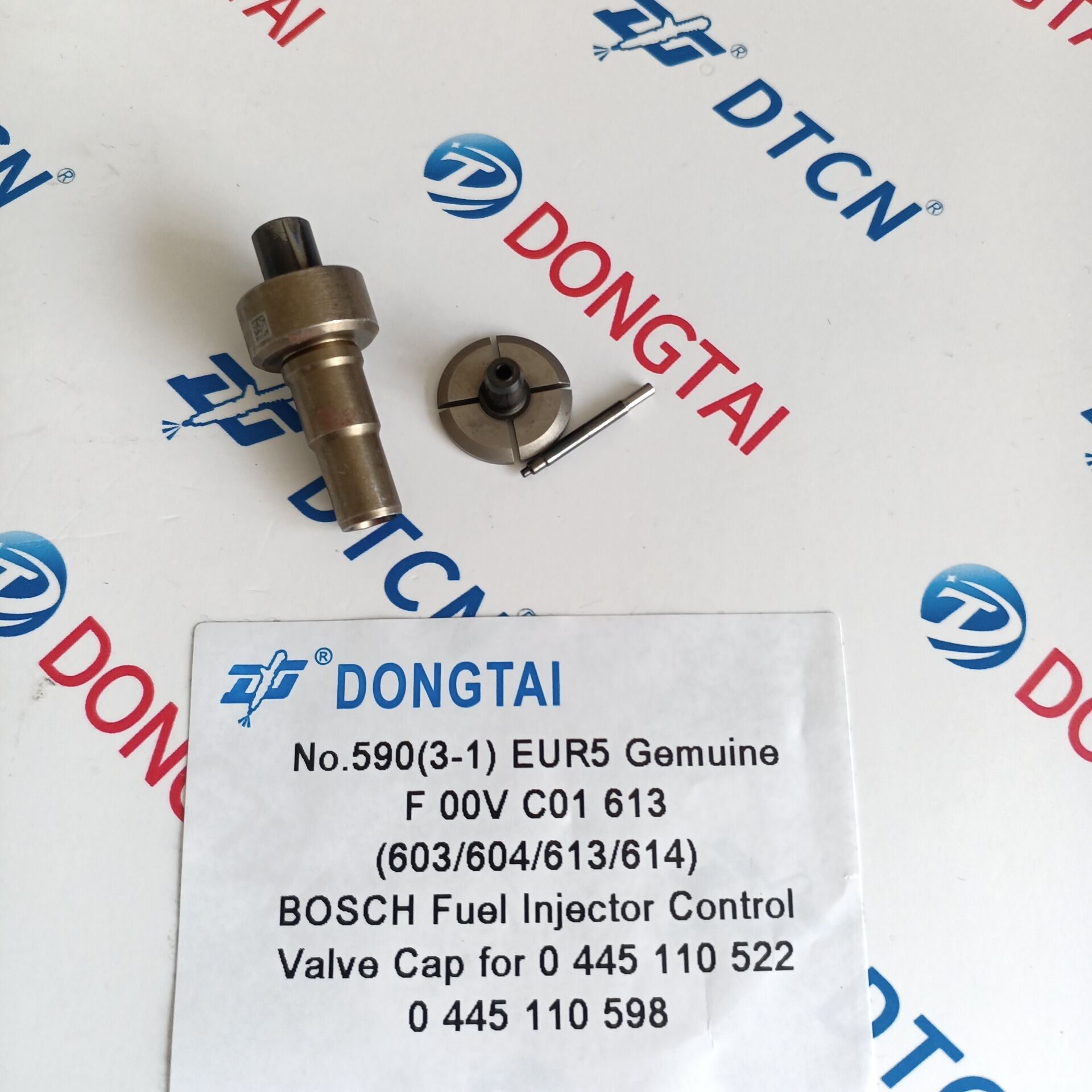 EUR 5 Genuine new F00VC01613 F00VC01504 T613 614 (603 /604 /613/614/519) Bosch Control Valve Cap for Injector 0445110511/522 /598 /562/414